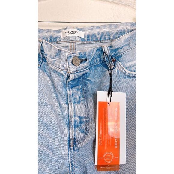 MOUSSY VINTAGE Naval Tapered Mid Rise Straight Jeans 31” - Picture 9 of 12